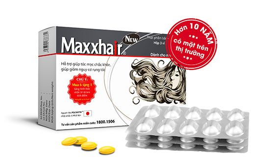 Tóc mỏng - ít bẩm sinh dùng Maxxhair có nhiều lên được không?